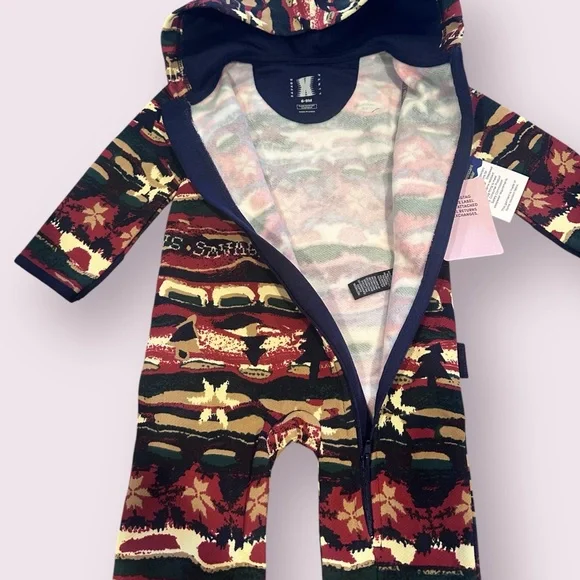 NWT Baby Savage X Fenty By Rihanna Hooded Zip Up One Piece Cabin Cutie Print - Picture 8 of 10